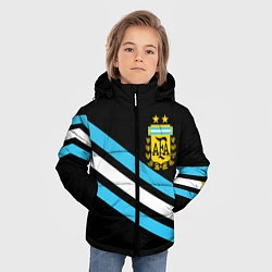 Куртка зимняя для мальчика Сборная Аргентины, цвет: 3D-светло-серый — фото 2