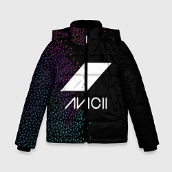 Куртка зимняя для мальчика AVICII RAIBOW STYLE, цвет: 3D-черный