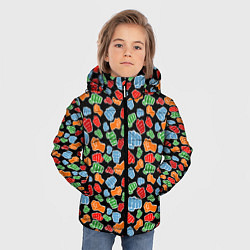 Куртка зимняя для мальчика Бойцовский Клуб, цвет: 3D-черный — фото 2