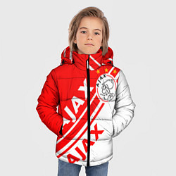 Куртка зимняя для мальчика FC AJAX AMSTERDAM ФК АЯКС, цвет: 3D-светло-серый — фото 2
