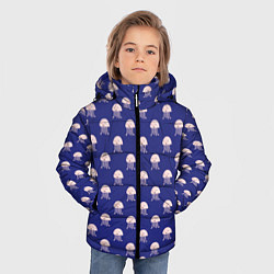 Куртка зимняя для мальчика Осьминоги, цвет: 3D-светло-серый — фото 2