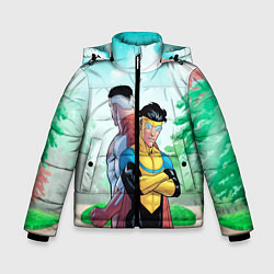 Куртка зимняя для мальчика Марк Грэйсон Неуязвимый, цвет: 3D-черный