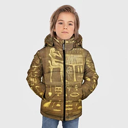 Куртка зимняя для мальчика Настенная живопись, цвет: 3D-светло-серый — фото 2