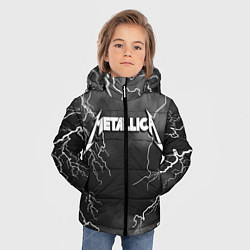 Куртка зимняя для мальчика METALLICA РАЗРЯД МОЛНИИ, цвет: 3D-черный — фото 2