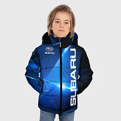 Куртка зимняя для мальчика Subaru, цвет: 3D-черный — фото 2