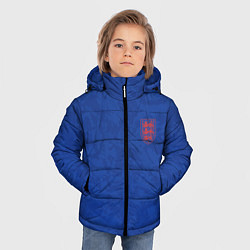 Куртка зимняя для мальчика Выездная форма Сборной Англии, цвет: 3D-черный — фото 2