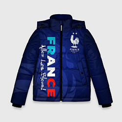 Куртка зимняя для мальчика Сборная Франции, цвет: 3D-черный