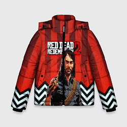 Куртка зимняя для мальчика Бандит дикого запада RDR 2, цвет: 3D-черный