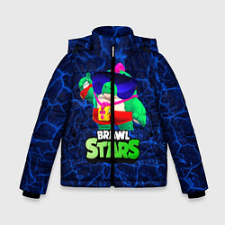Куртка зимняя для мальчика Базз Buzz Brawl Stars, цвет: 3D-светло-серый