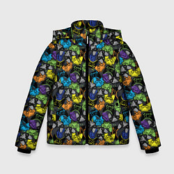 Куртка зимняя для мальчика Геймер, цвет: 3D-черный