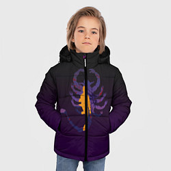 Куртка зимняя для мальчика Drive - Retrowave, цвет: 3D-черный — фото 2