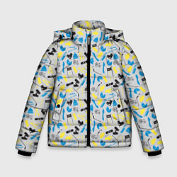 Куртка зимняя для мальчика WINTER SPORTS, цвет: 3D-черный
