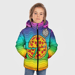 Куртка зимняя для мальчика D j Пицца, цвет: 3D-черный — фото 2