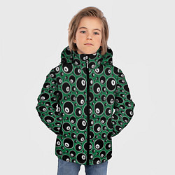 Куртка зимняя для мальчика Бильярдные Шары, цвет: 3D-черный — фото 2
