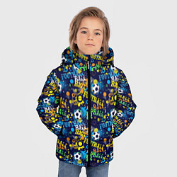 Куртка зимняя для мальчика FOOTBALL, цвет: 3D-черный — фото 2