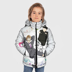 Куртка зимняя для мальчика Моб и учитель Рейген Аратака, цвет: 3D-черный — фото 2