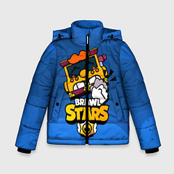 Куртка зимняя для мальчика Грифф Griff Brawl Stars, цвет: 3D-черный