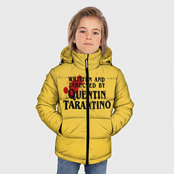 Куртка зимняя для мальчика Quentin Tarantino, цвет: 3D-красный — фото 2