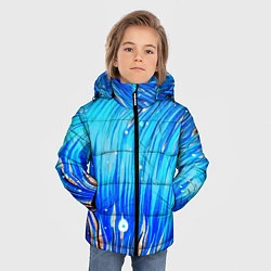 Куртка зимняя для мальчика Морские водоросли!, цвет: 3D-черный — фото 2