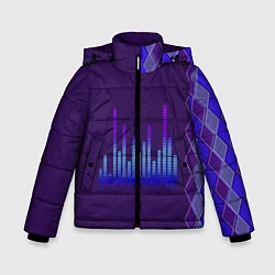 Куртка зимняя для мальчика Эквалайзер, цвет: 3D-черный