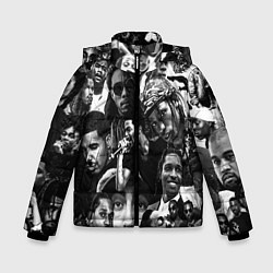 Куртка зимняя для мальчика Music Rap allpic, цвет: 3D-черный