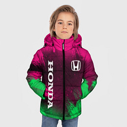 Куртка зимняя для мальчика NEON HONDA НЕОН ХОНДА, цвет: 3D-красный — фото 2