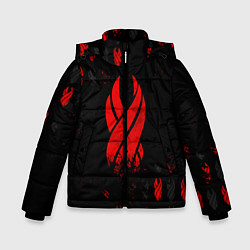 Куртка зимняя для мальчика DEAD SPACE ОБЕЛИСК, цвет: 3D-светло-серый