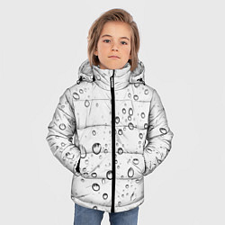 Куртка зимняя для мальчика Утренний дождь, цвет: 3D-светло-серый — фото 2