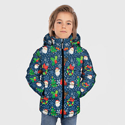 Куртка зимняя для мальчика Праздник Новый Год, цвет: 3D-черный — фото 2