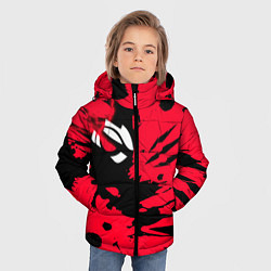 Куртка зимняя для мальчика The Witcher тёмный глаз, цвет: 3D-черный — фото 2