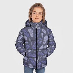 Куртка зимняя для мальчика Зимняя абстракция, цвет: 3D-красный — фото 2