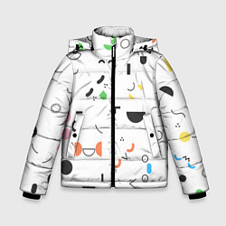 Куртка зимняя для мальчика TOCA BOCA УЗОР ФОН, цвет: 3D-черный