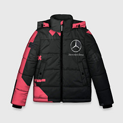 Куртка зимняя для мальчика Мерседес Mersedes, цвет: 3D-красный