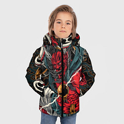 Куртка зимняя для мальчика БОГ ГРОМА РАЙДЗИН, цвет: 3D-красный — фото 2