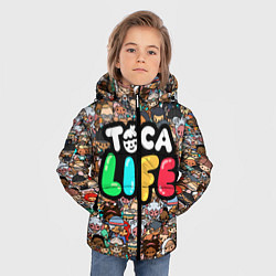 Куртка зимняя для мальчика Toca Life, цвет: 3D-красный — фото 2