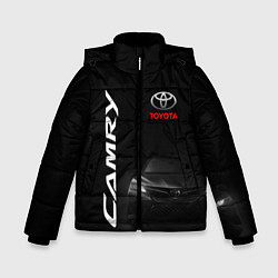 Зимняя куртка для мальчика Черная Тойота Камри
