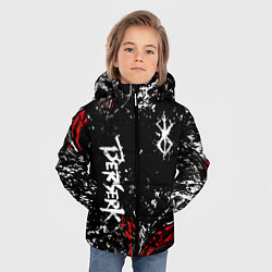 Куртка зимняя для мальчика Берсерк Черная маска, цвет: 3D-черный — фото 2