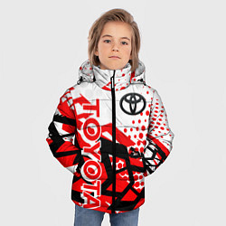 Куртка зимняя для мальчика Toyota Тойота, цвет: 3D-черный — фото 2