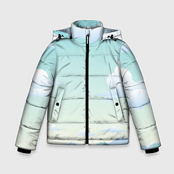 Куртка зимняя для мальчика Чистая природа, цвет: 3D-черный