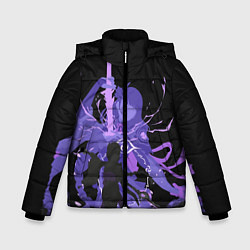 Куртка зимняя для мальчика Genshin Impact Raiden, цвет: 3D-черный