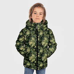 Куртка зимняя для мальчика Крабы камуфляж, цвет: 3D-черный — фото 2
