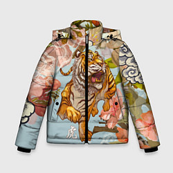 Зимняя куртка для мальчика Китайский тигр Символ 2022 года