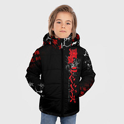 Куртка зимняя для мальчика TOKYO REVENGERS RED STYLE TEAM, цвет: 3D-черный — фото 2