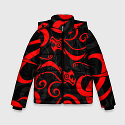 Куртка зимняя для мальчика ДРАКОН ДРАКЕНА ТОКИЙСИКИЕ МСТИТЕЛИ, цвет: 3D-черный