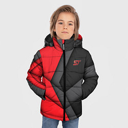 Куртка зимняя для мальчика ST FORD спина, цвет: 3D-черный — фото 2