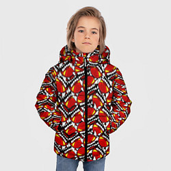 Куртка зимняя для мальчика GEOMETRY DASH МНОГО ДЕМОНОВ, цвет: 3D-светло-серый — фото 2