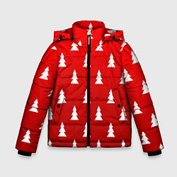 Куртка зимняя для мальчика НОВОГОДНИЕ ЁЛКИ 2022, цвет: 3D-светло-серый