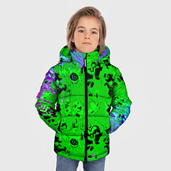 Куртка зимняя для мальчика Монстрыmonsters, цвет: 3D-черный — фото 2