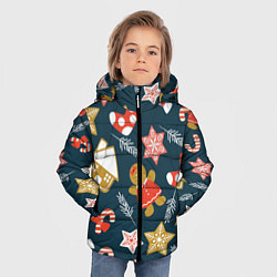 Куртка зимняя для мальчика Merry Christmas!!!, цвет: 3D-светло-серый — фото 2