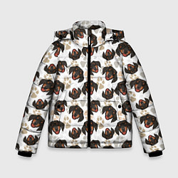 Куртка зимняя для мальчика Такса Dachshund Dog, цвет: 3D-черный